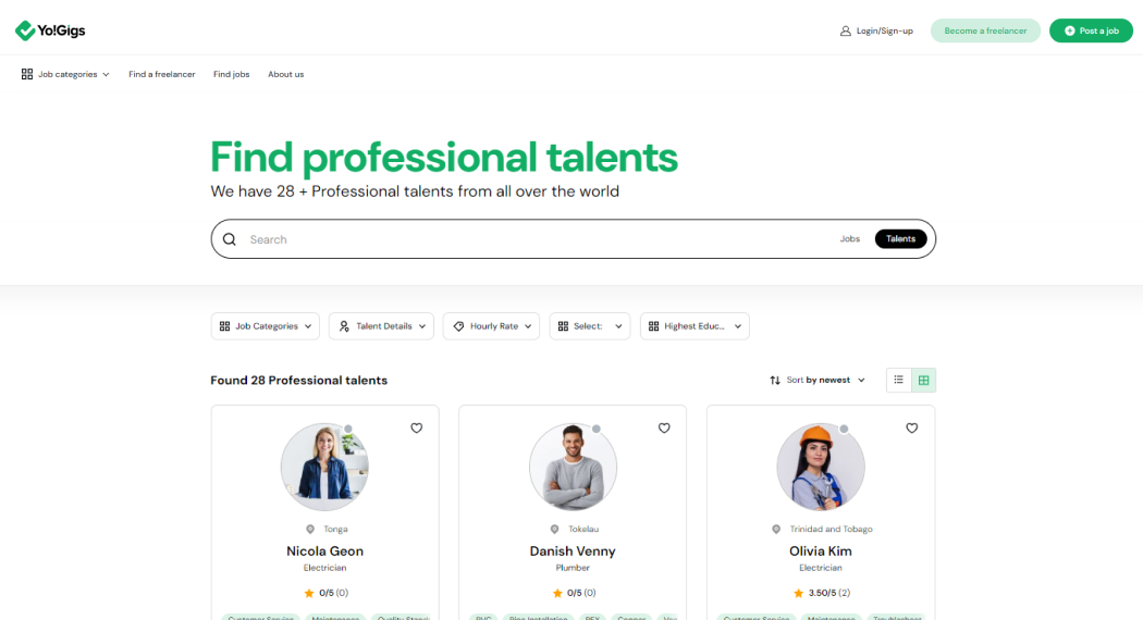 yogigs-frontend-find-professionals
